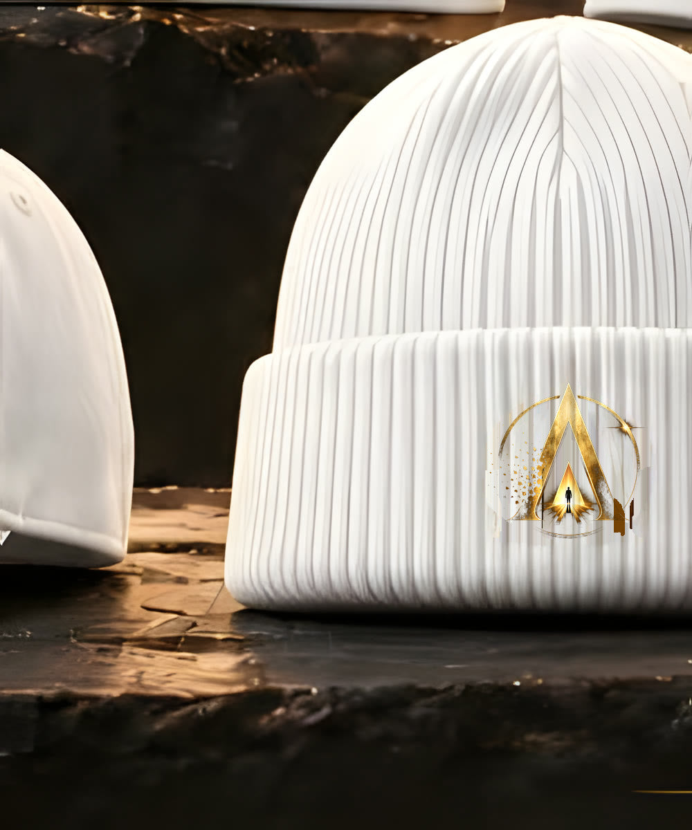 White Awakening beanie