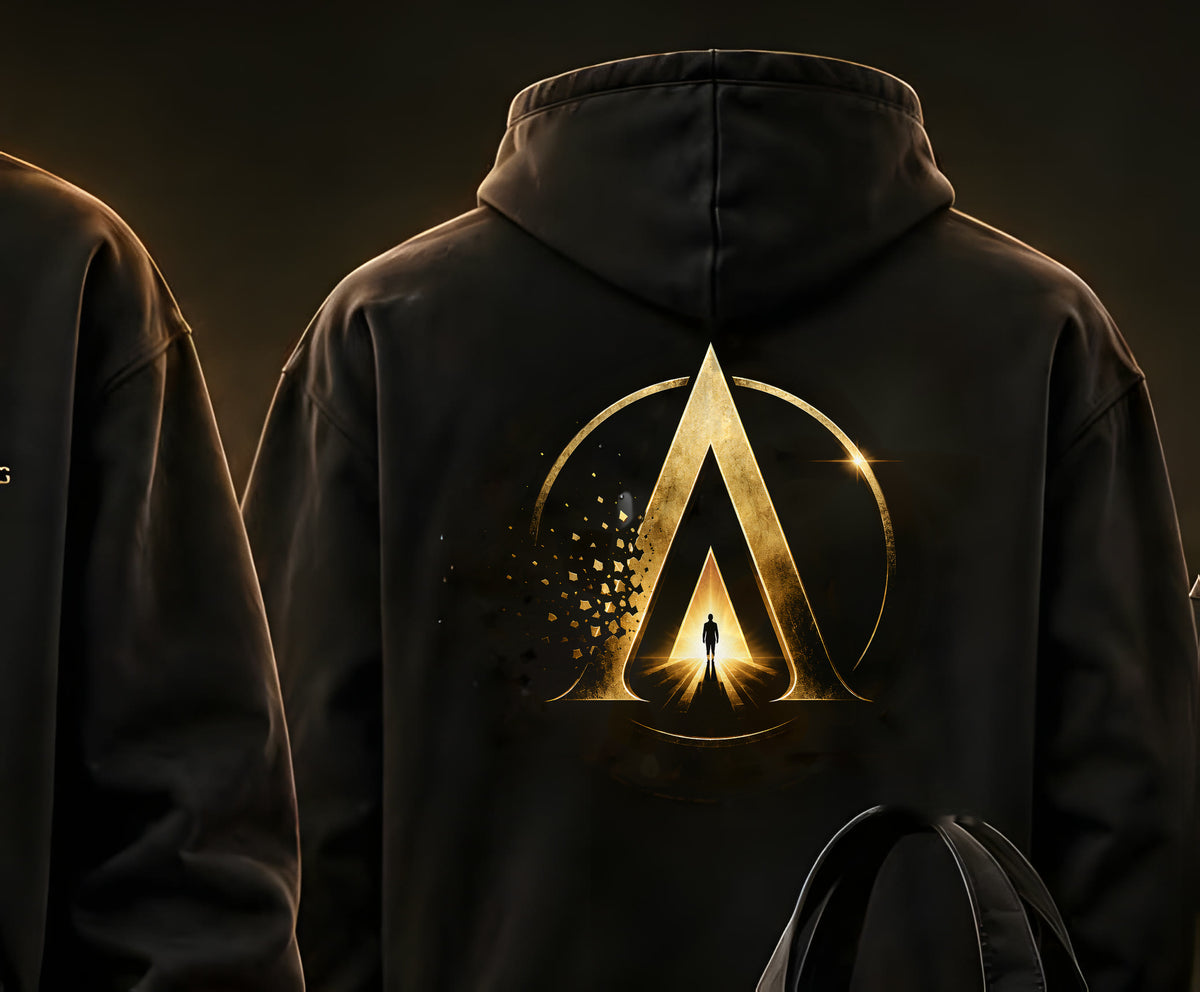 Black Awakening hoodie, back