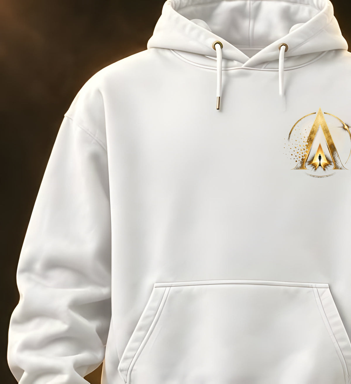 White Awakening hoodie, front