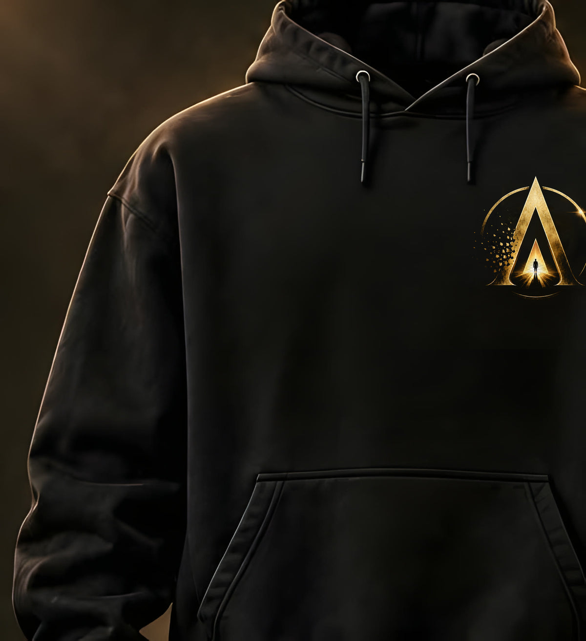 Black Awakening hoodie, front